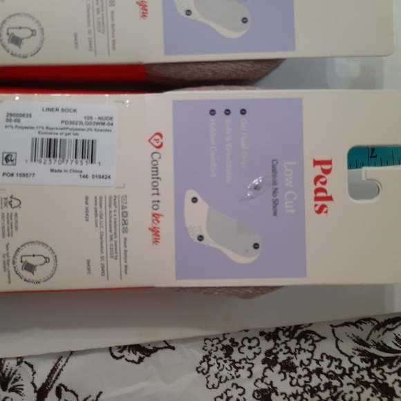 New Peds Womens Low Cut Socks Nude Color 8-12 - Picture 7 of 7